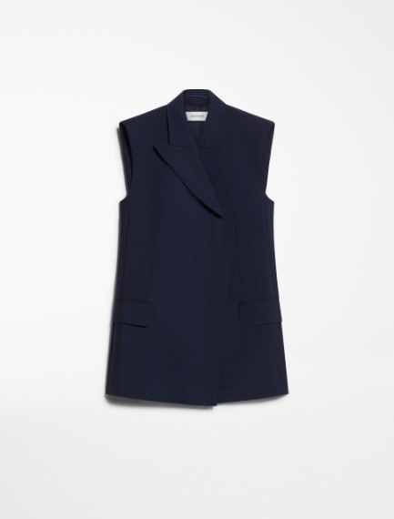 Sleeveless tailored blazer - ULTRAMARINE - Sportmax