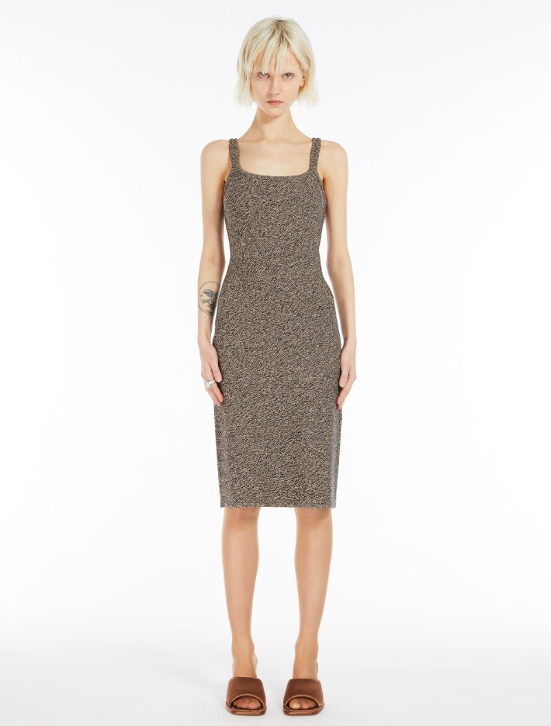 Slim-fit sleeveless dress - BLACK - Sportmax