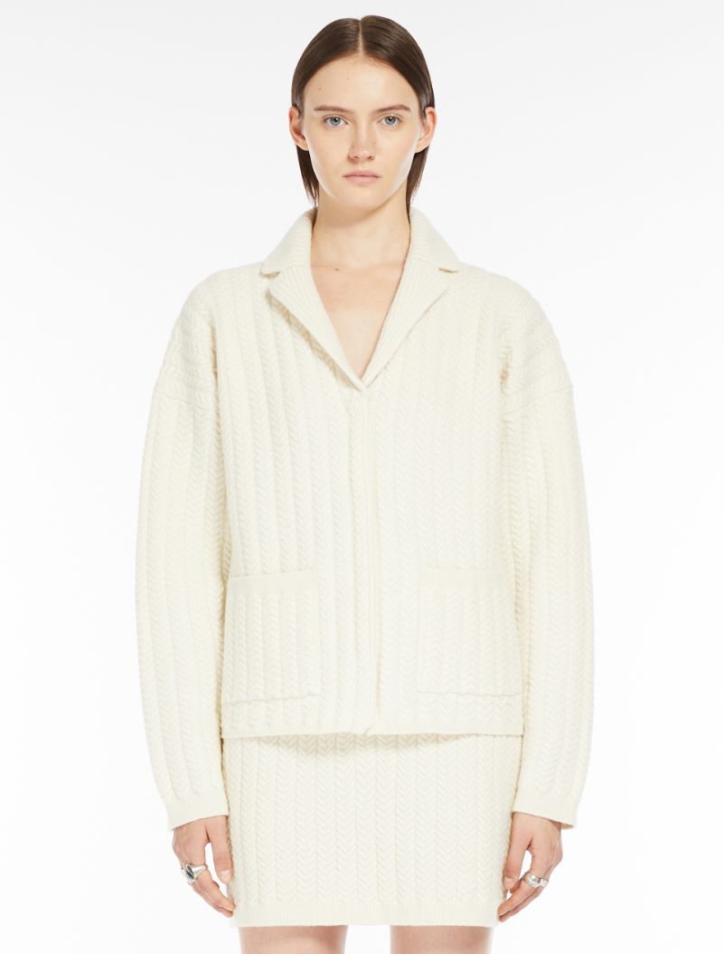 Wool jacket - IVORY - Sportmax