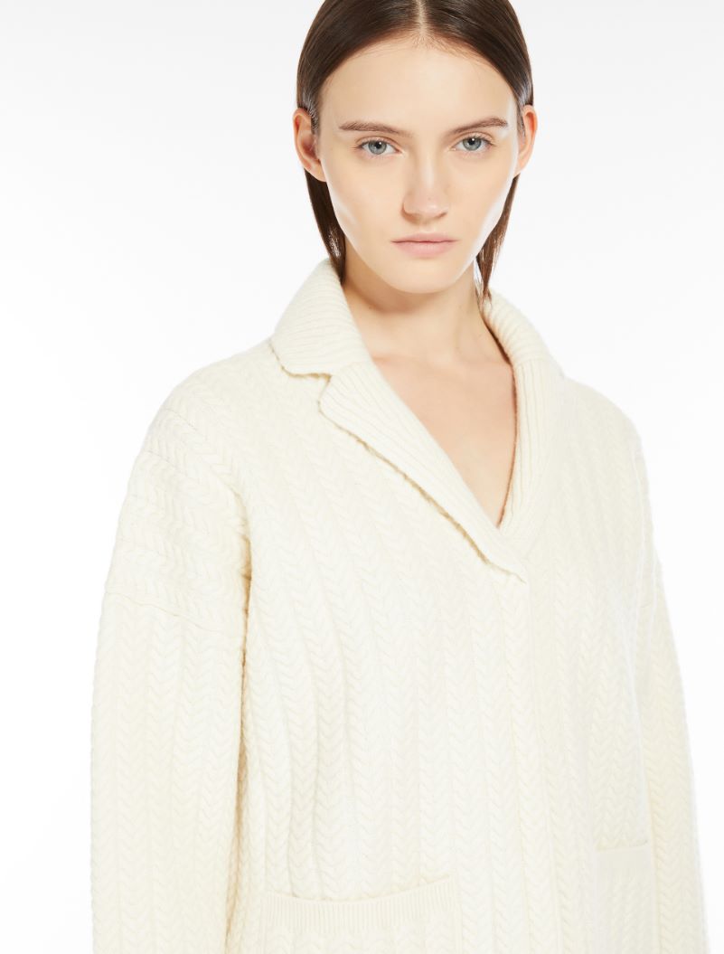 Wool jacket - IVORY - Sportmax