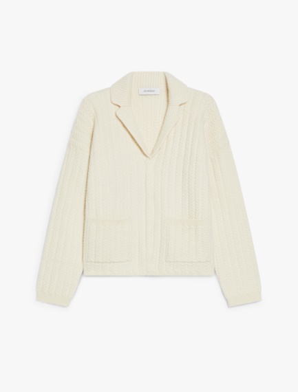 Wool jacket - IVORY - Sportmax