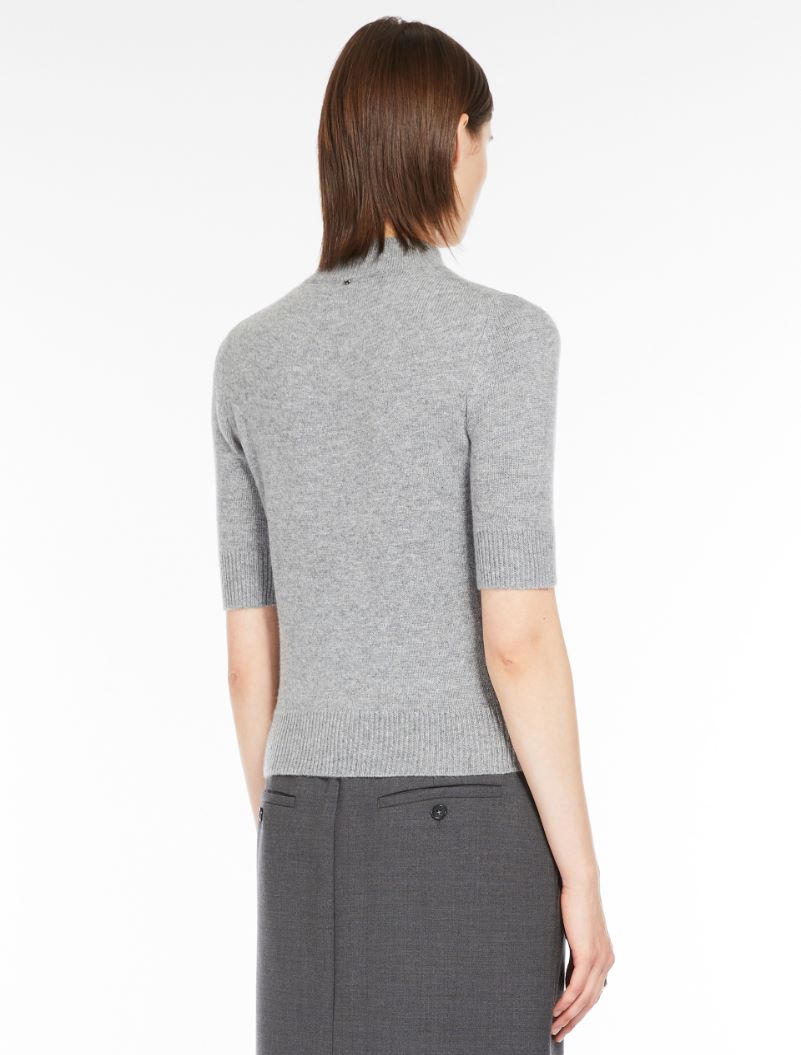 Short-sleeved wool and cashmere sweater - AVIO - Sportmax