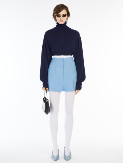 Maglia a lupetto cropped - INCHIOSTRO - Sportmax