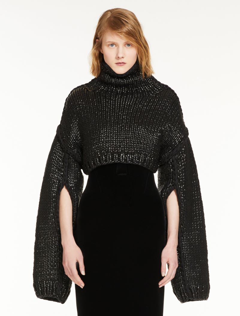 Cropped jumper - BLACK - Sportmax