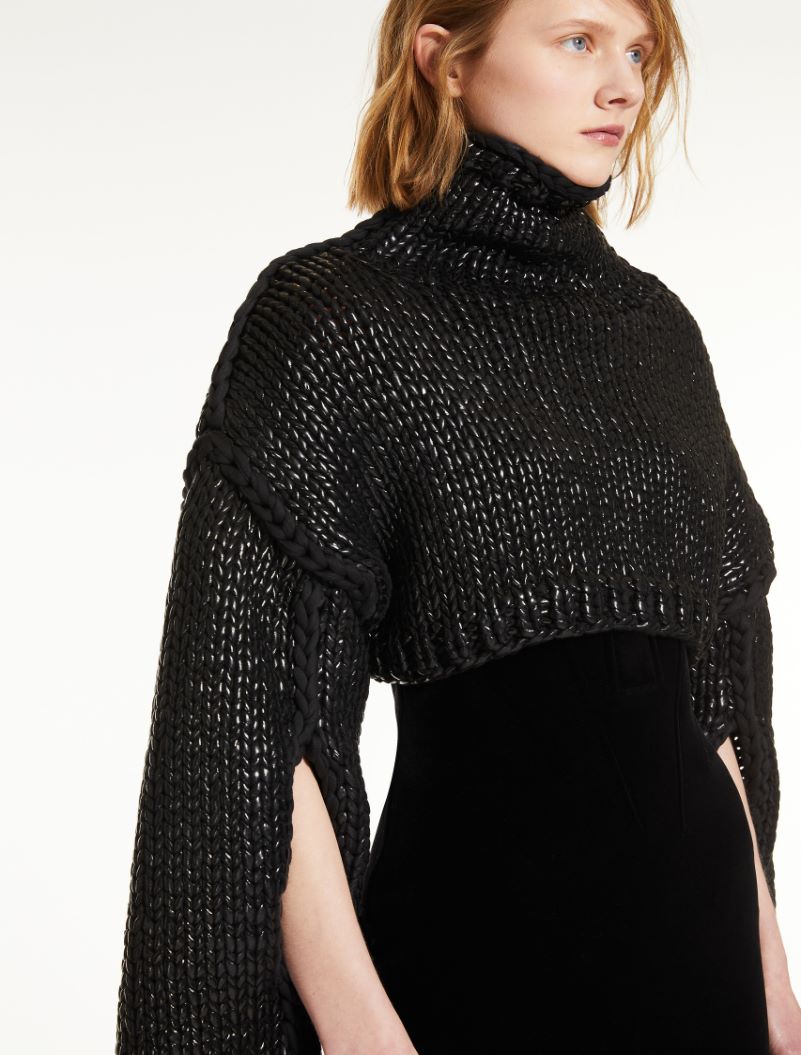 Cropped jumper - BLACK - Sportmax