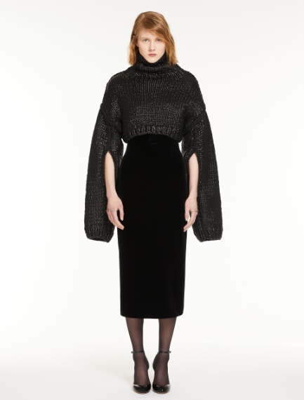 Cropped jumper - BLACK - Sportmax