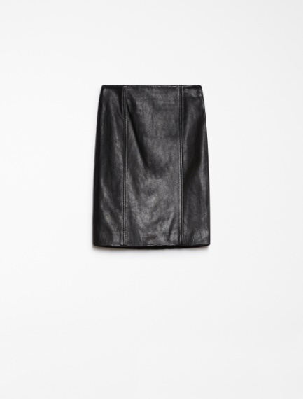 Leather skirt - BLACK - Sportmax