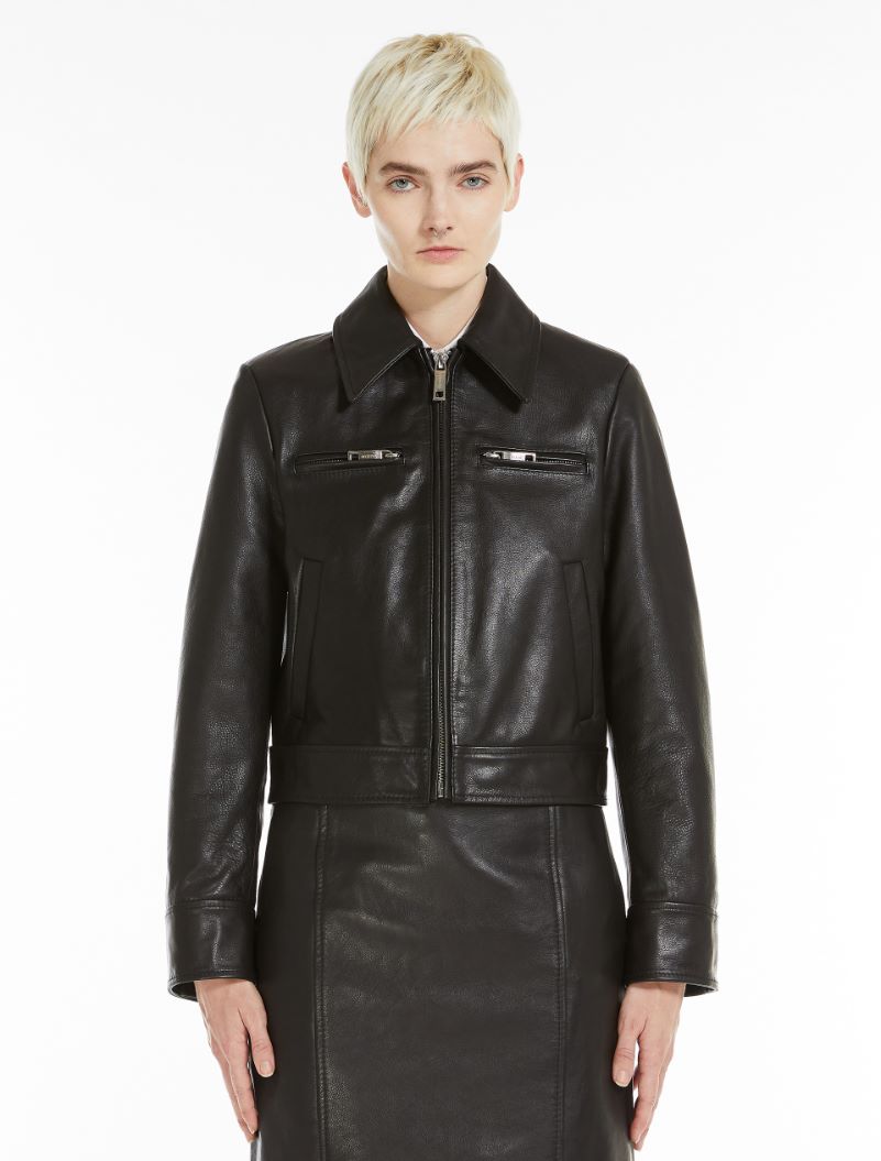 Leather jacket - BLACK - Sportmax