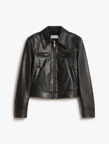 Leather jacket - BLACK - Sportmax