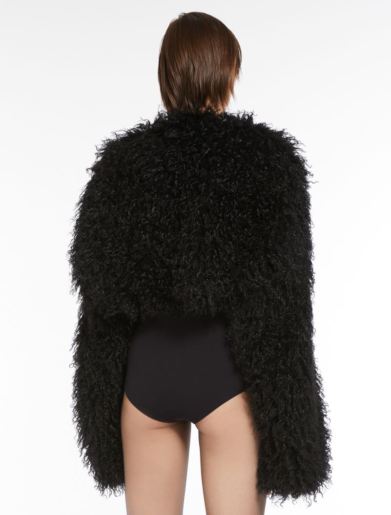 Coprispalle in tessuto furry - NERO - Sportmax