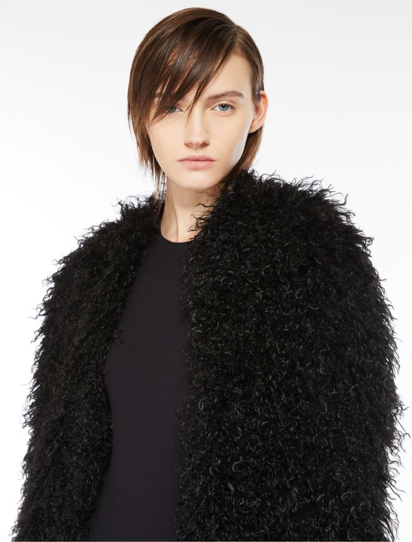 Coprispalle in tessuto furry - NERO - Sportmax