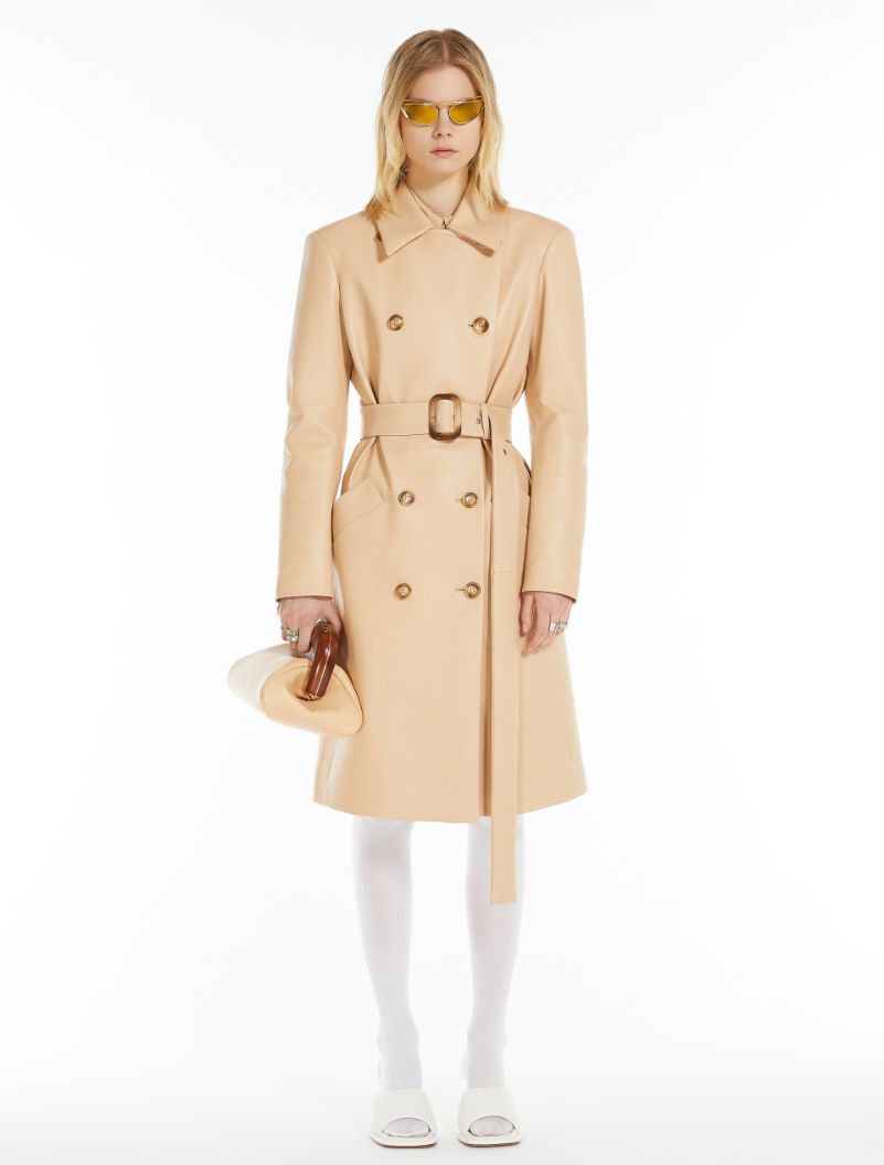 Nappa leather trench coat - NUDO - Sportmax