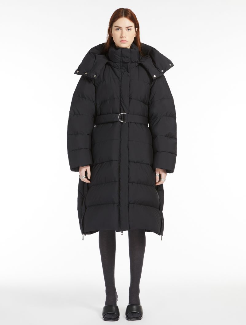 Long waterproof down jacket - BLACK - Sportmax