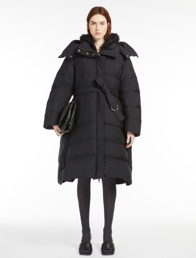 Long waterproof down jacket - BLACK - Sportmax