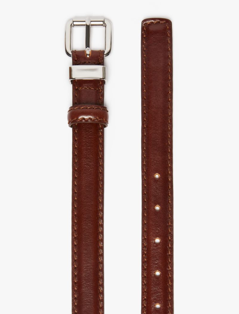 Leather belt - TOBACCO - Sportmax