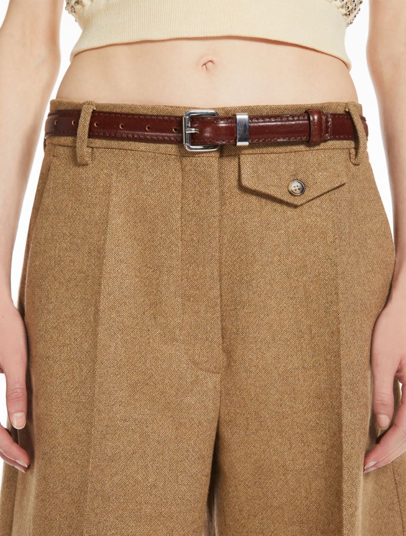 Leather belt - TOBACCO - Sportmax