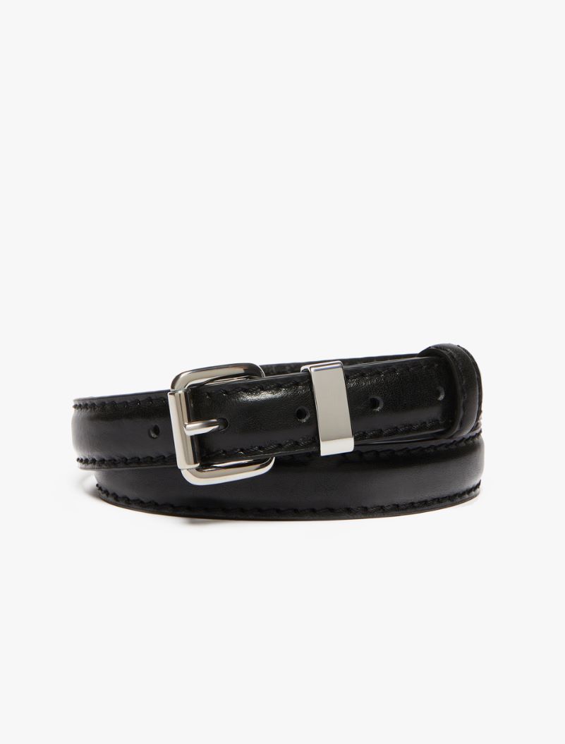 Leather belt - BLACK - Sportmax