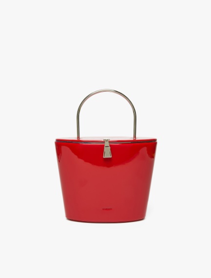 Borsa a secchiello in vernice - ROSSO - Sportmax