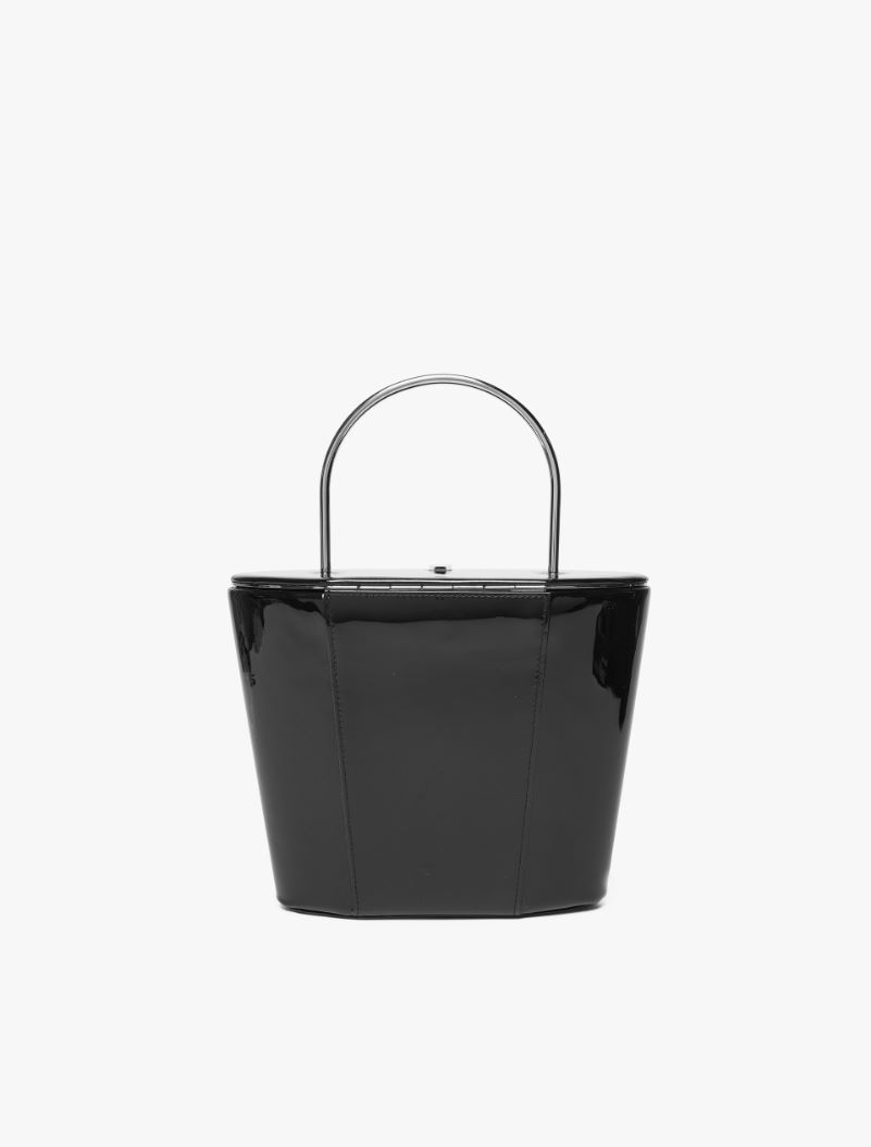 Patent-leather bucket bag - BLACK - Sportmax