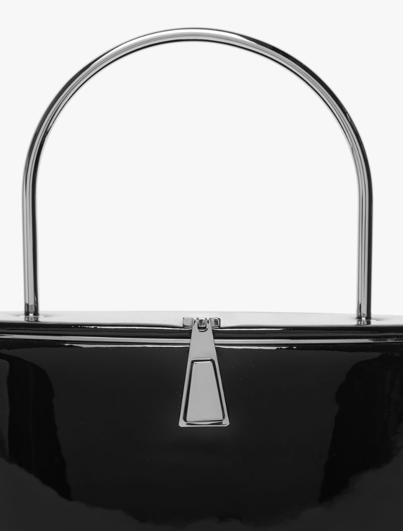 Patent-leather bucket bag - BLACK - Sportmax