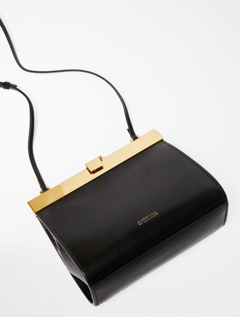 Small leather Lizzie bag - BLACK - Sportmax