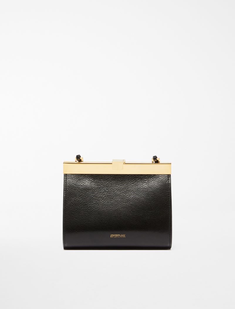 Small leather Lizzie bag - BLACK - Sportmax