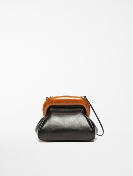 Bouba bag piccola in pelle - NERO - Sportmax