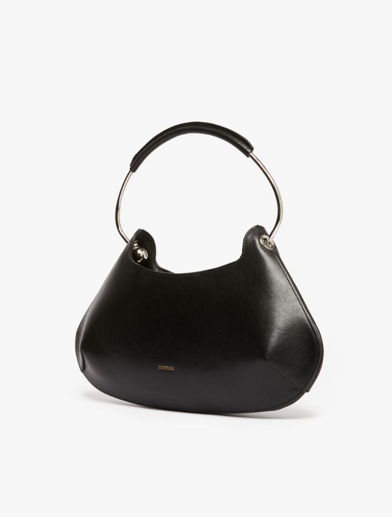 Medium leather Caju bag - BLACK - Sportmax