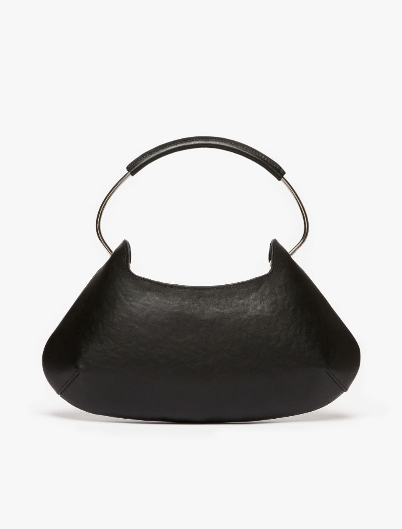 Medium leather Caju bag - BLACK - Sportmax