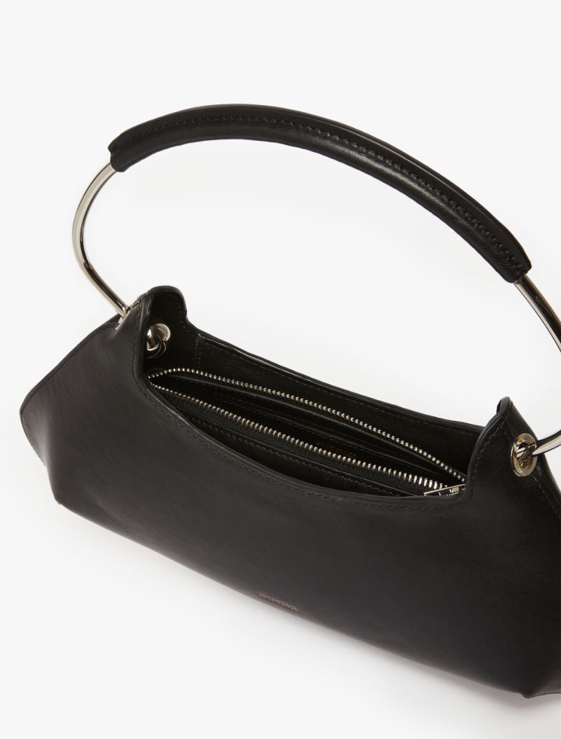 Medium leather Caju bag - BLACK - Sportmax