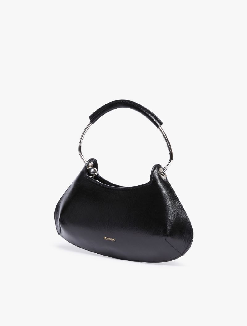 Mini leather Caju bag - BLACK - Sportmax