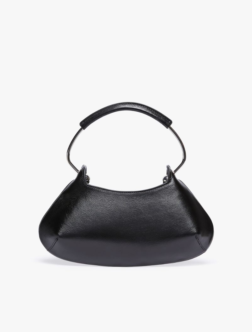 Mini leather Caju bag - BLACK - Sportmax