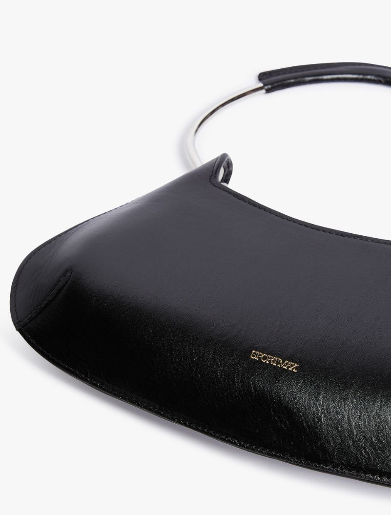 Mini leather Caju bag - BLACK - Sportmax