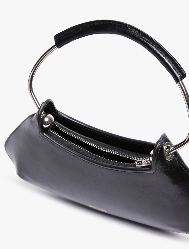 Mini leather Caju bag - BLACK - Sportmax