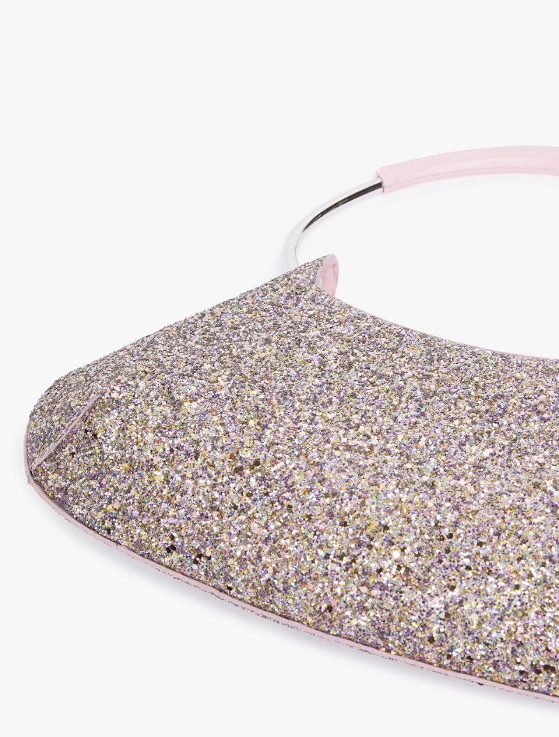 Mini glitter fabric Caju bag - PINK - Sportmax