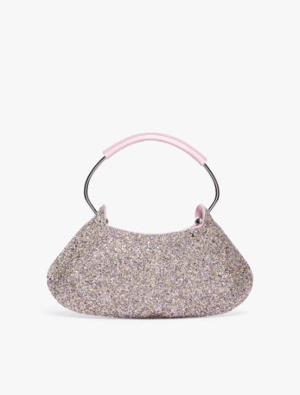 Mini glitter fabric Caju bag - PINK - Sportmax