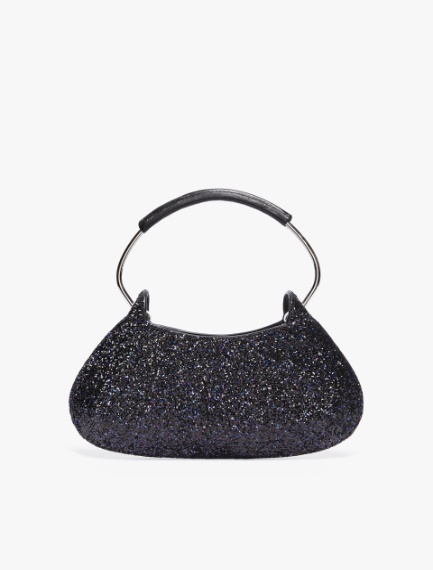 Caju bag mini in tessuto glitter - NERO - Sportmax