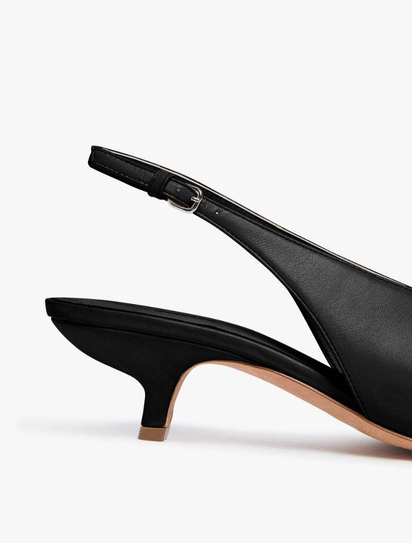 Slingback con punta metallica - NERO - Sportmax