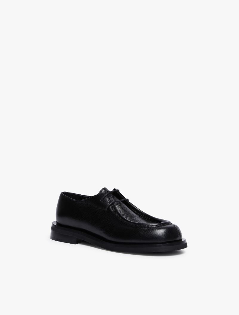 Mannish lace-up shoes - BLACK - Sportmax