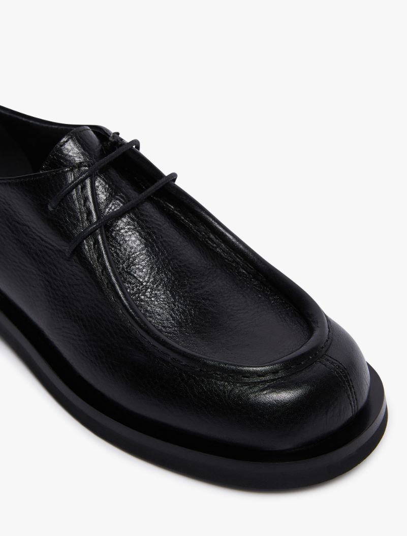 Mannish lace-up shoes - BLACK - Sportmax