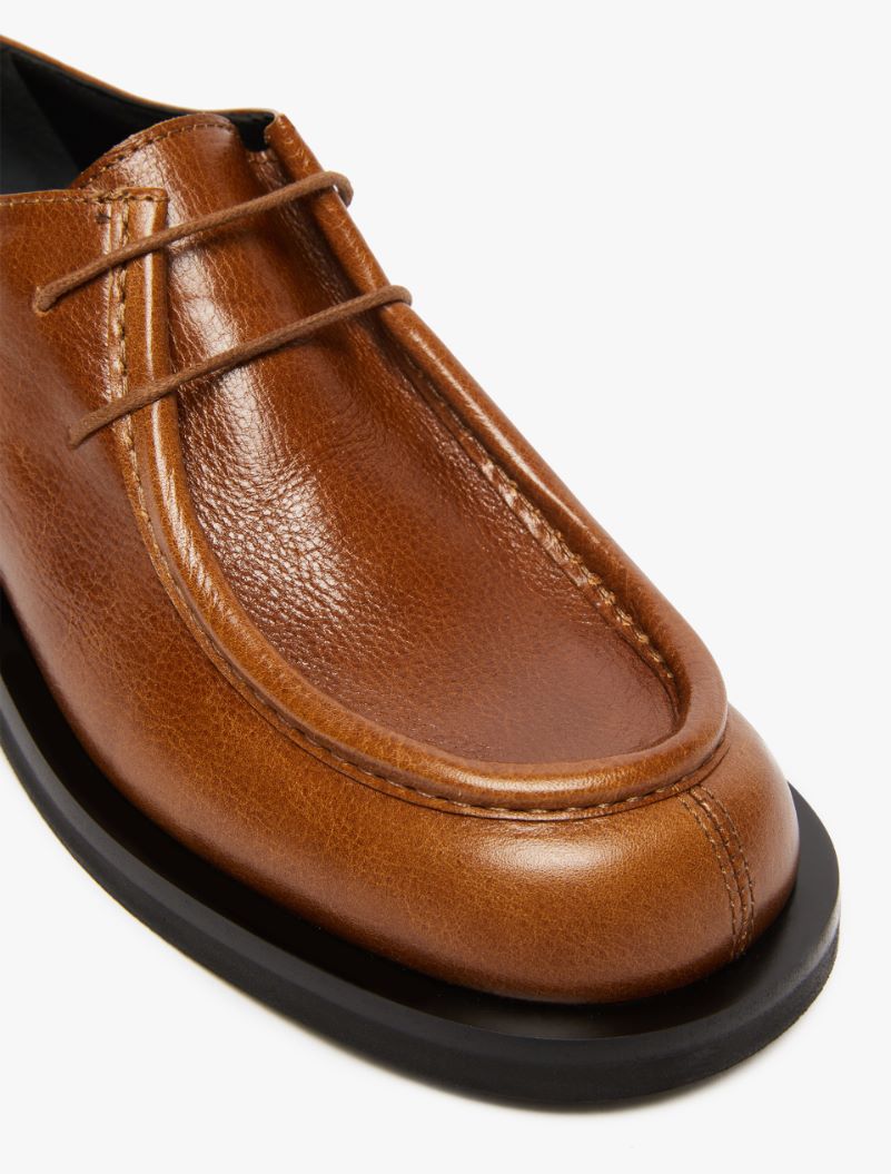 Mannish lace-up shoes - TOBACCO - Sportmax