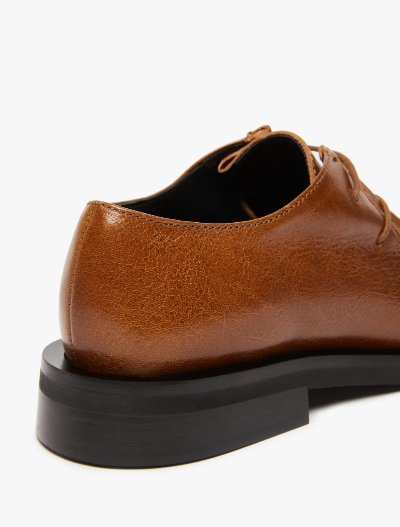 Mannish lace-up shoes - TOBACCO - Sportmax