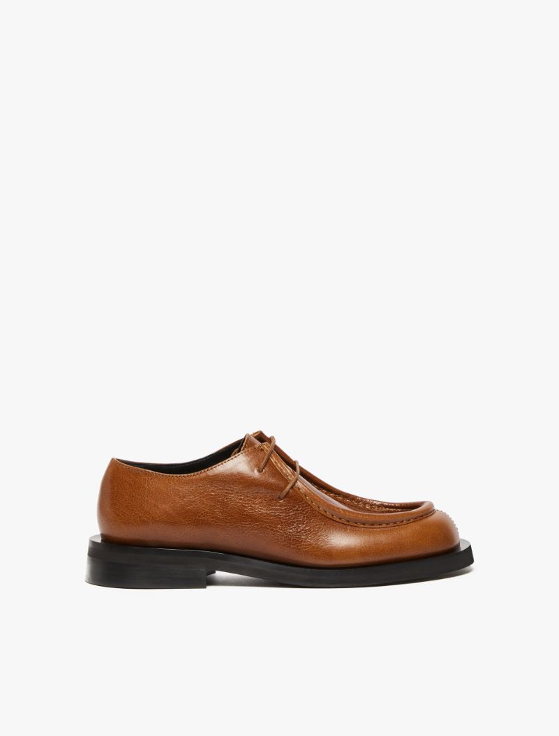 Mannish lace-up shoes - TOBACCO - Sportmax