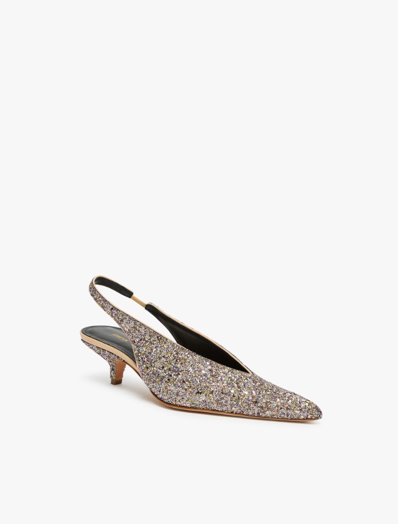 Glitter slingbacks - PINK - Sportmax