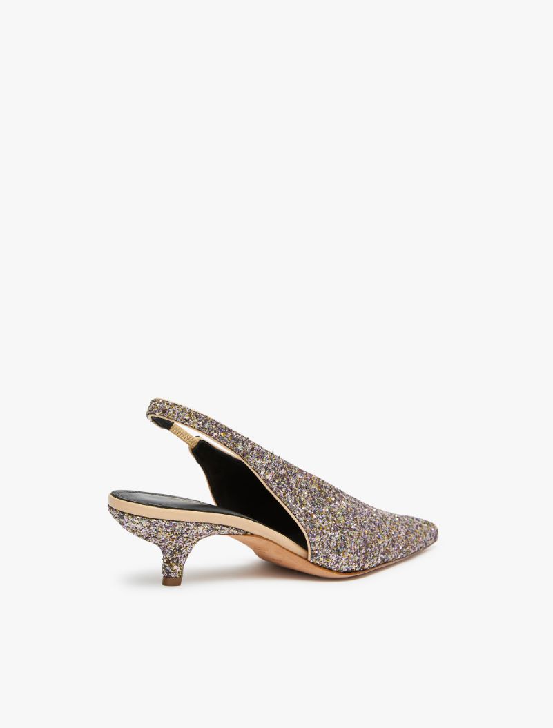 Glitter slingbacks - PINK - Sportmax