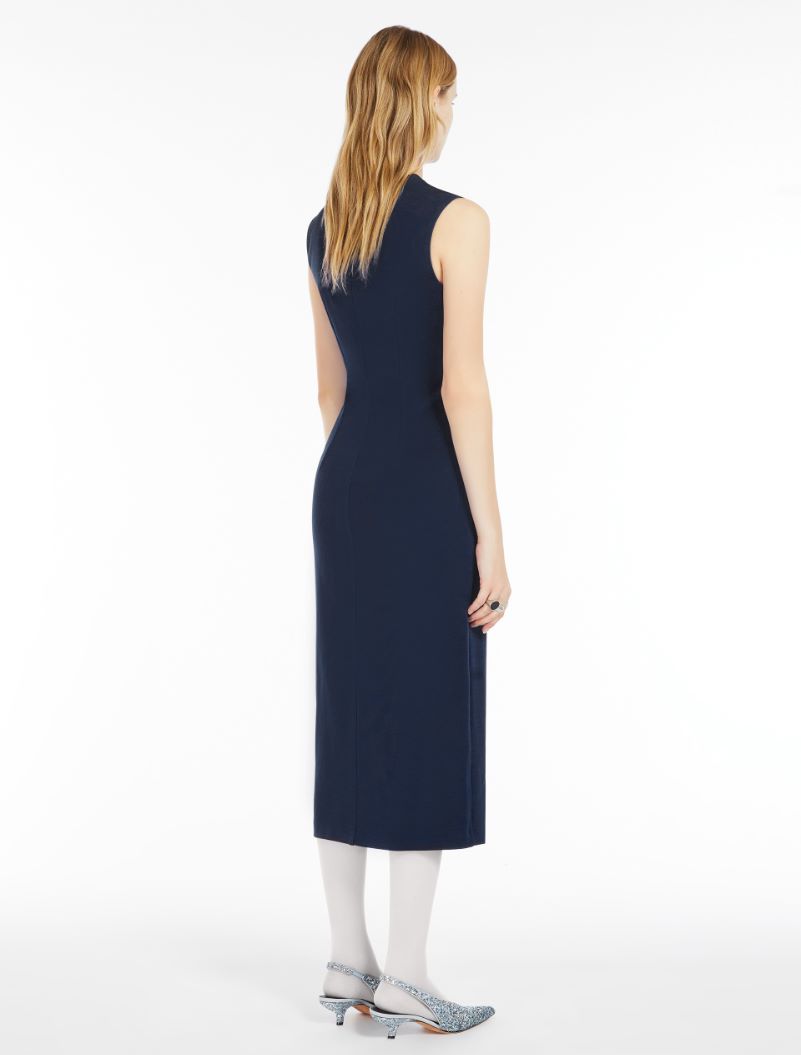 Jersey sheath dress - MIDNIGHTBLUE - Sportmax