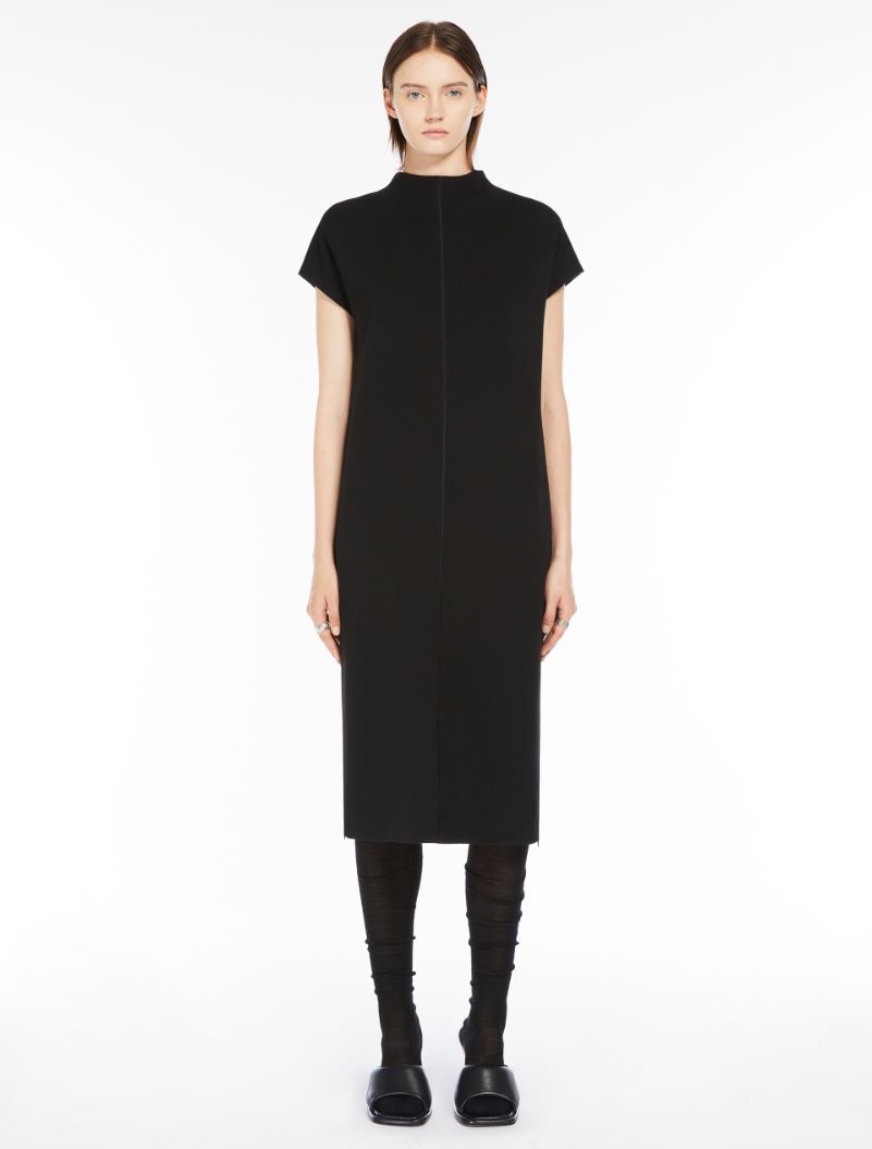 Sleeveless jersey dress - BLACK - Sportmax