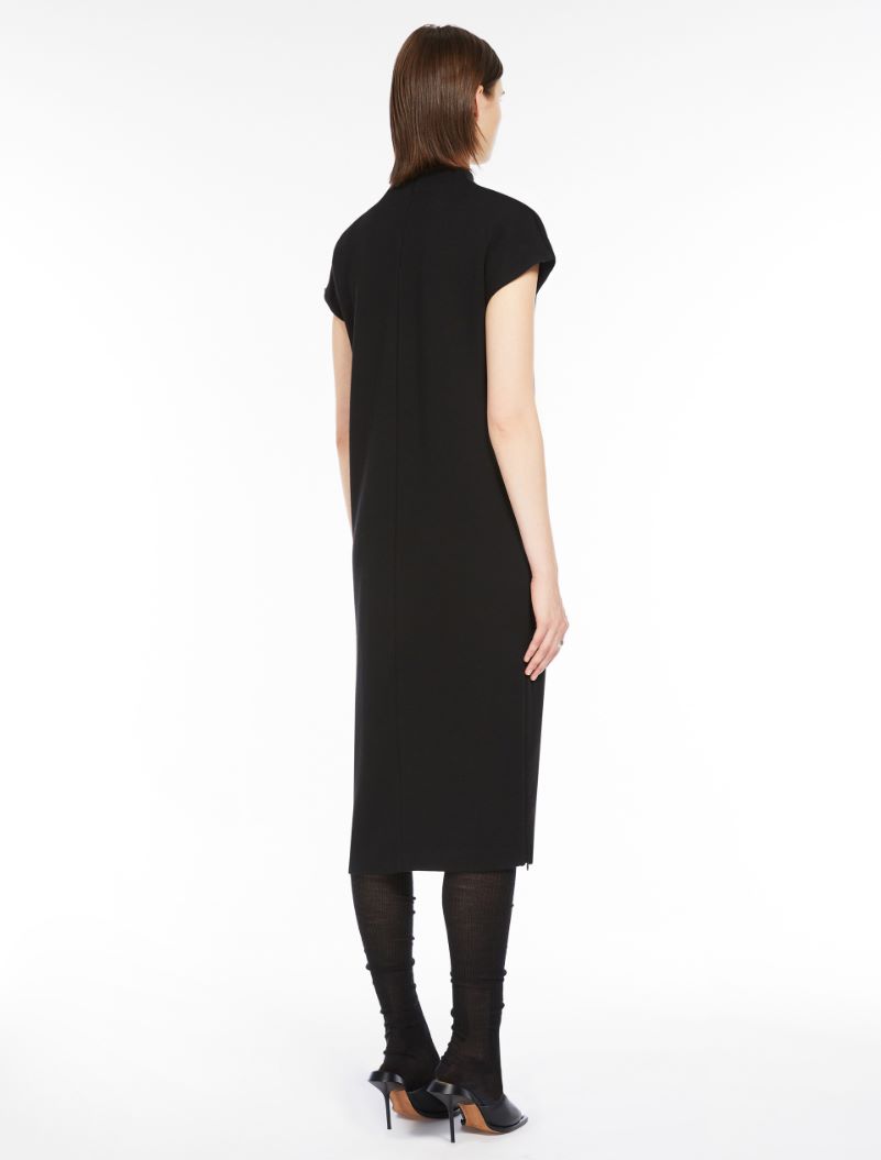 Sleeveless jersey dress - BLACK - Sportmax