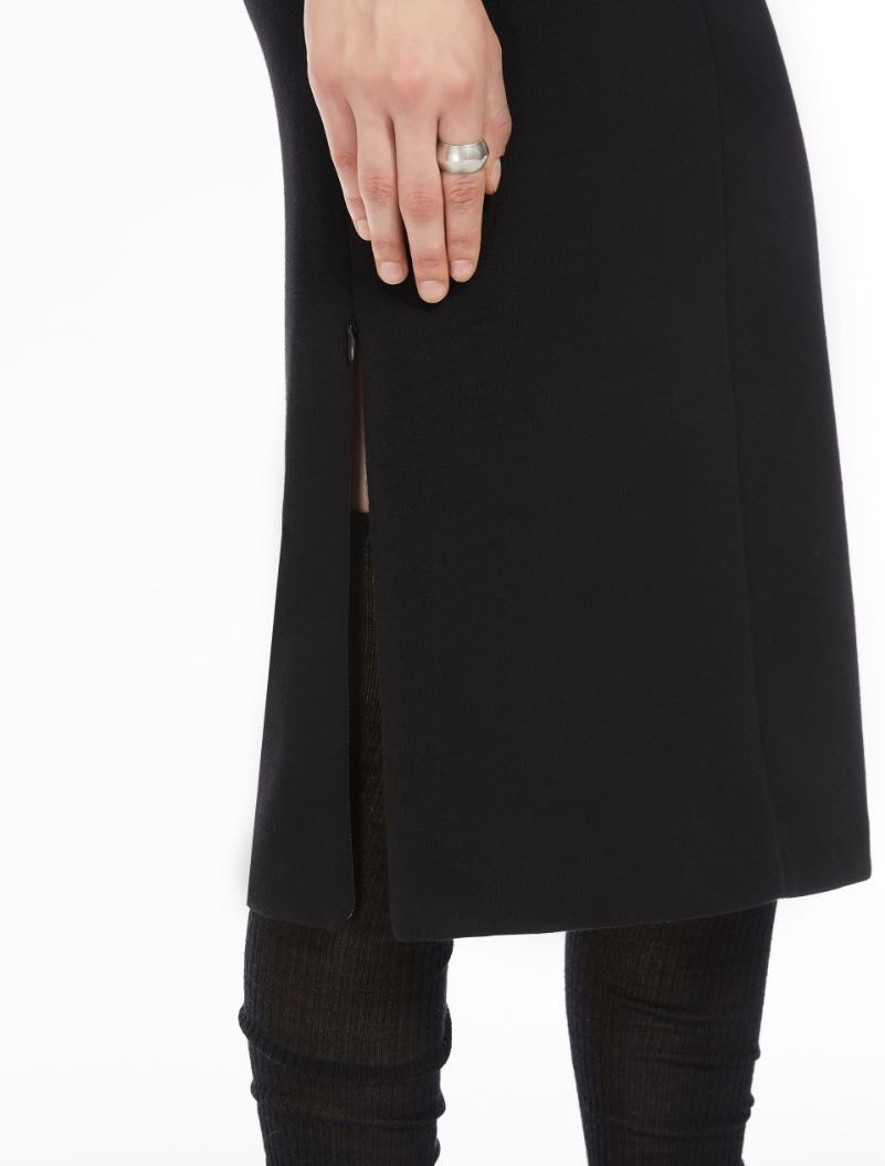 Sleeveless jersey dress - BLACK - Sportmax