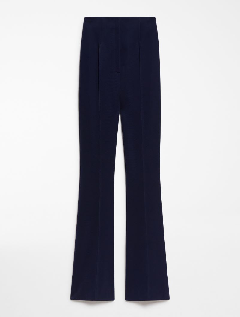 Jersey mini flare trousers - MIDNIGHTBLUE - Sportmax